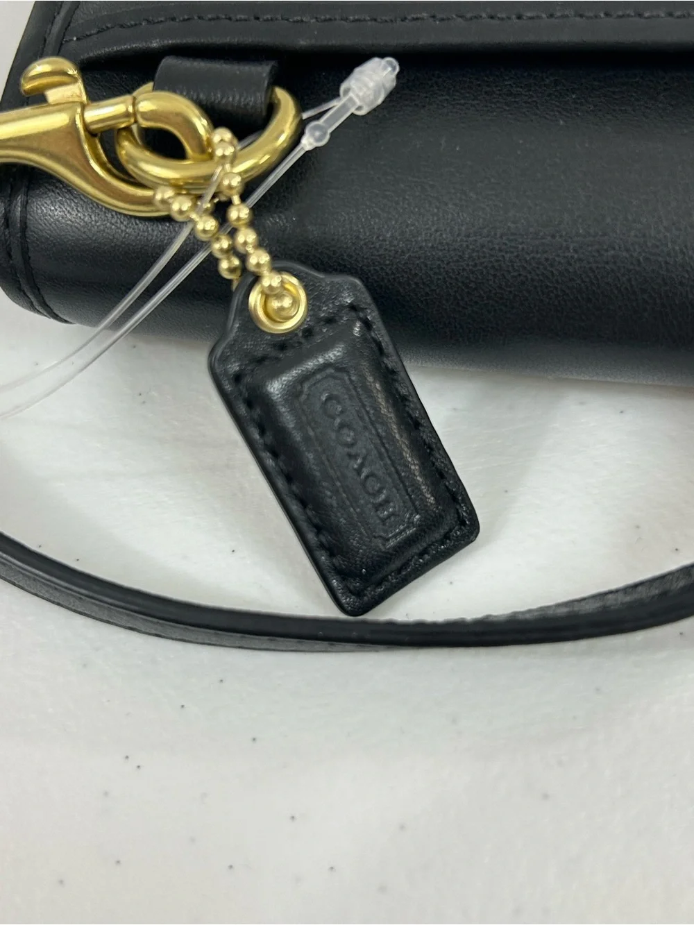 Coach Vintage Mini Black Turnlock Belt Bag NWT